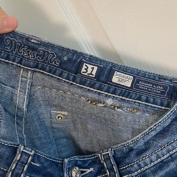 Miss Me Bootcut Low/Mid Rise Denim Jeans - Picture 8 of 8